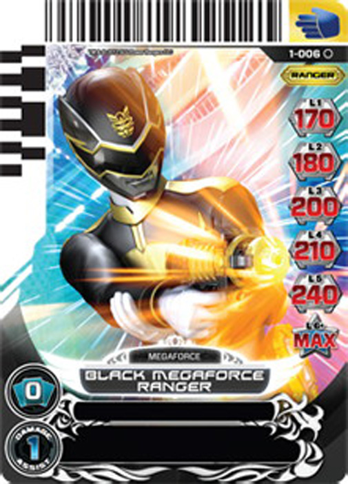 Black Megaforce Ranger 006